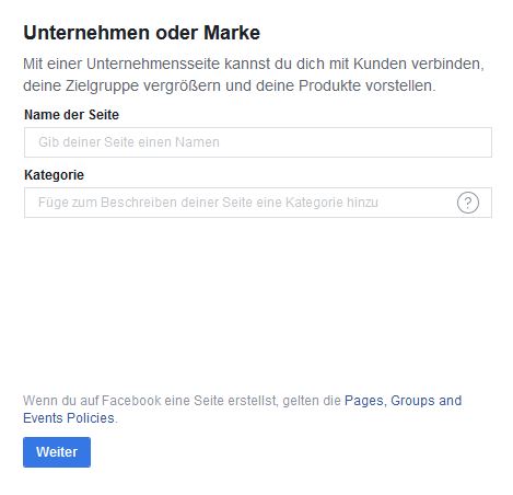 Facebook-Seite erstellen - Schritt für Schritt